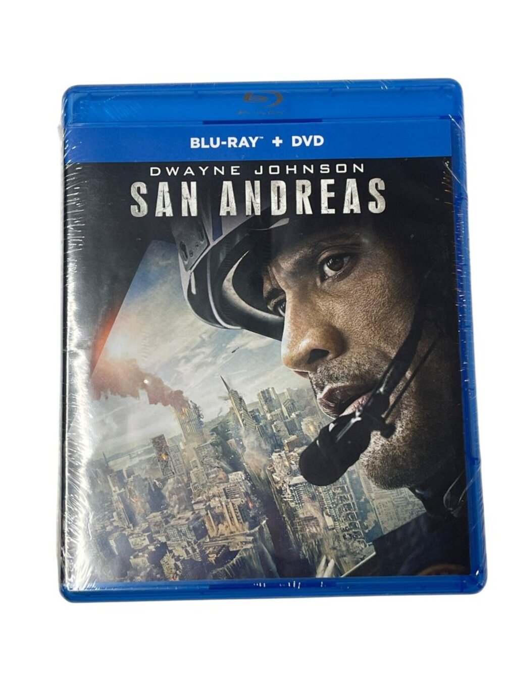 San Andreas Blu-ray DVD Combo Dwayne Johnson Action Thriller Movie